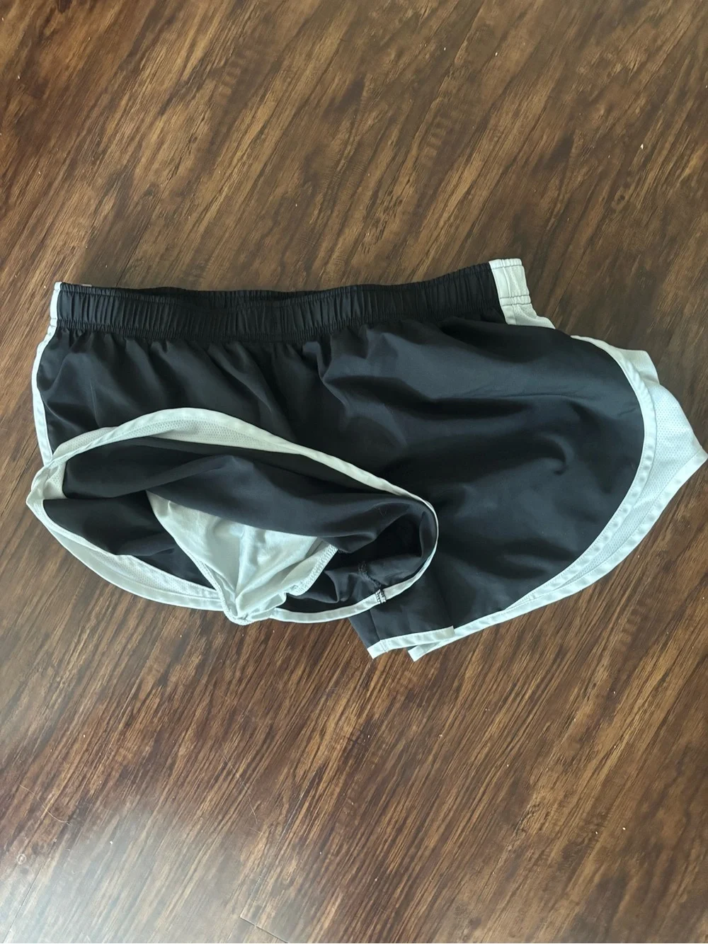 Nike Women’s Black Running Shorts with White Trim
